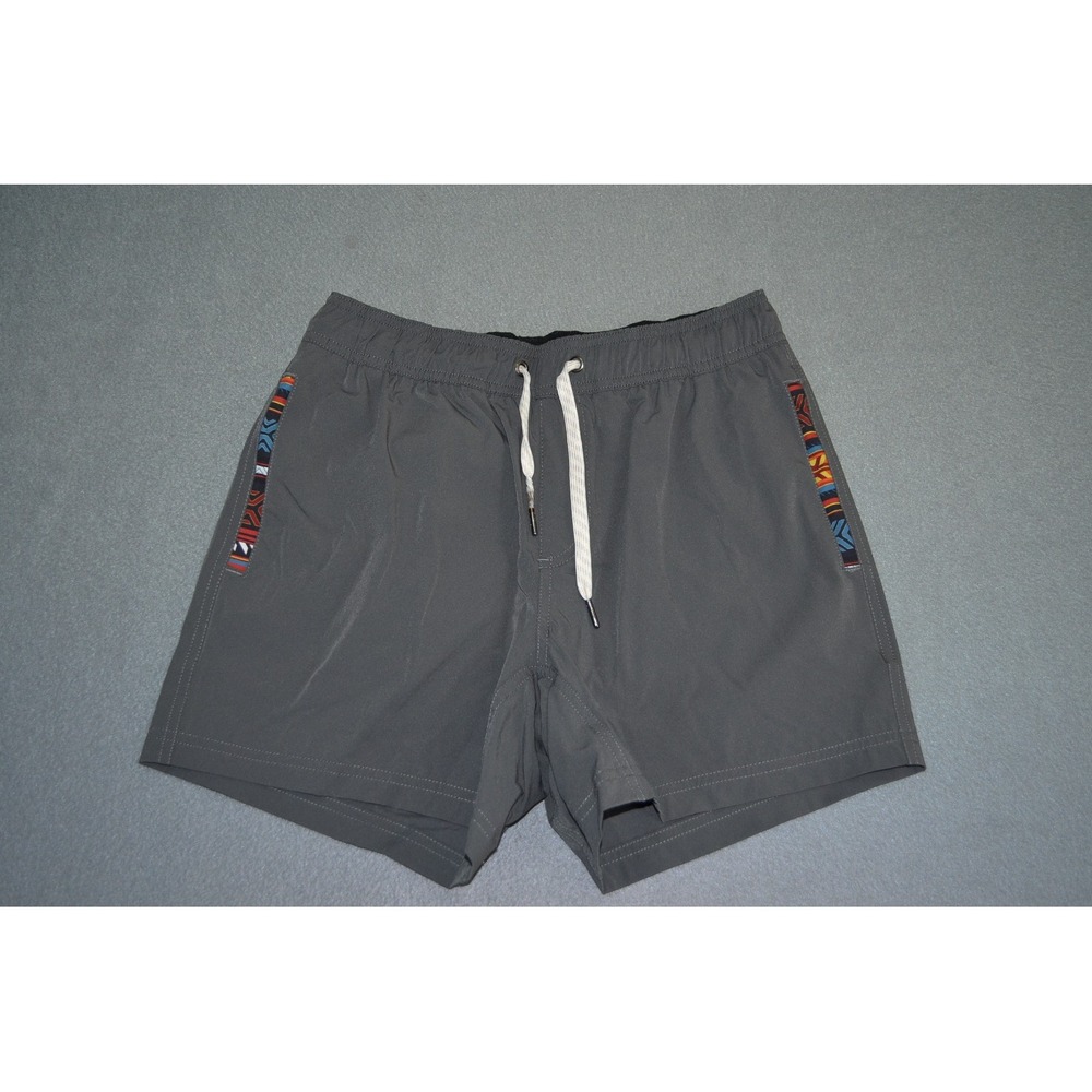 Wowie Casual Shorts Drawstring Nylon Blend 5" Inseam Men's Size Small Gray
